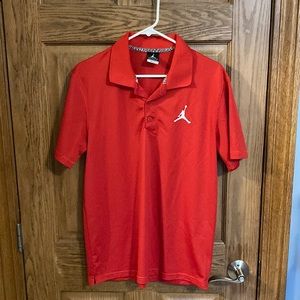 Air Jordan Polo! Red, size medium